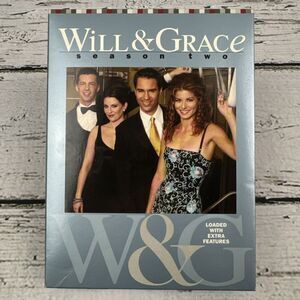 Will  Grace - Season 2‎ (DVD, 2004, 4-Disc Set) TV Show - Sitcom - Comedy